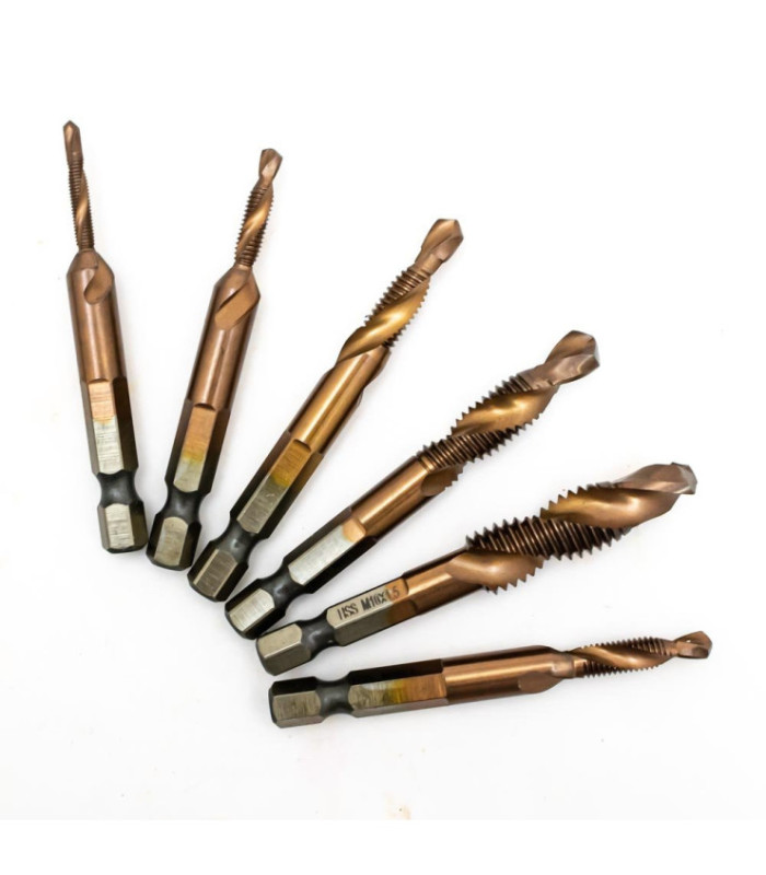 Set de mecha con tarraja 6pc