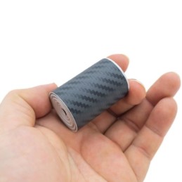 Adhesivo fibra de carbono negro 4x3m