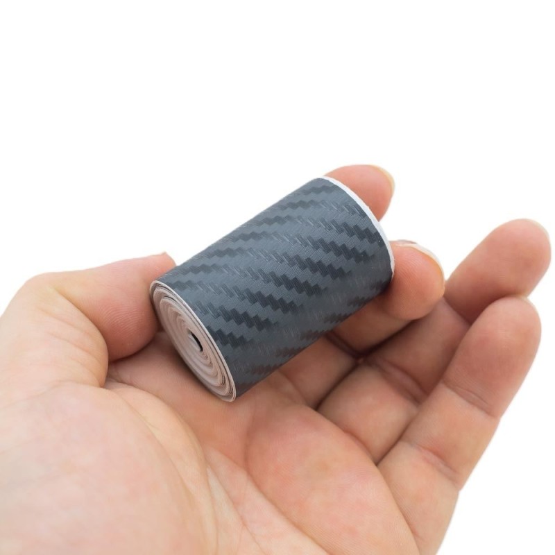 Adhesivo fibra de carbono negro 4x3m