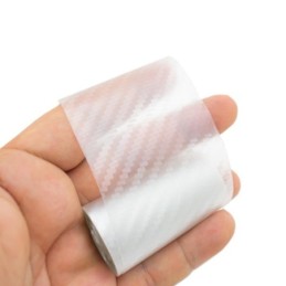Adhesivo fibra de carbono transparente 5cm