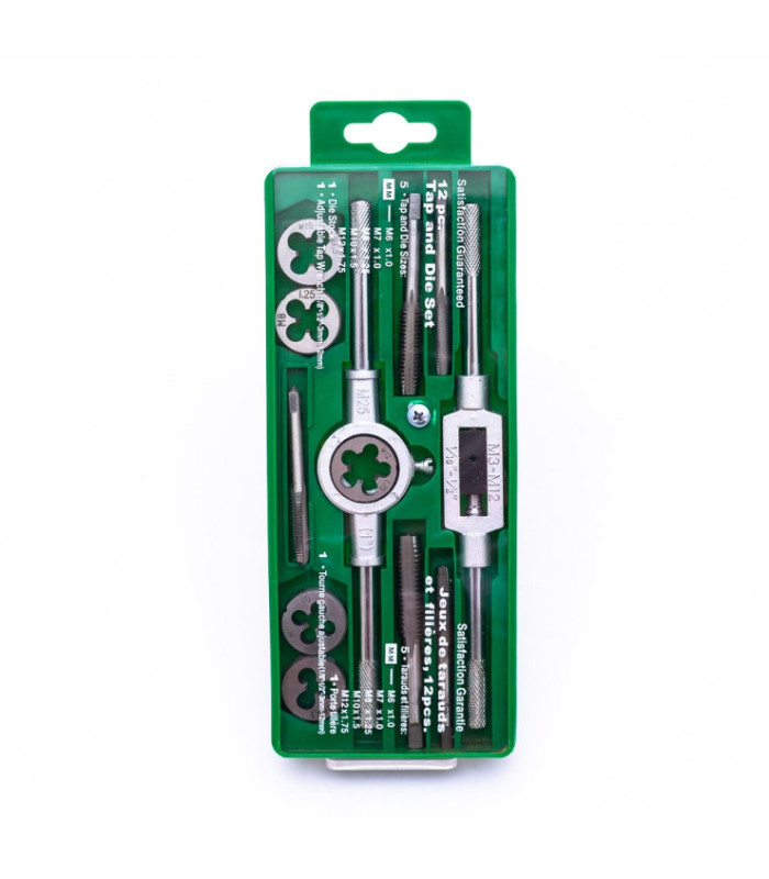 Set de tarraja para metal 12pc WYNNS