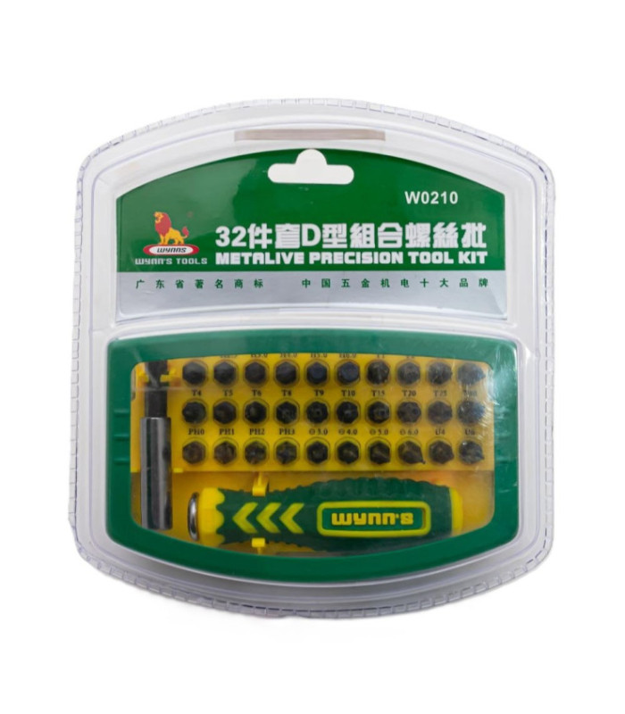 Set de destornillador de precision 32pc WYNNS