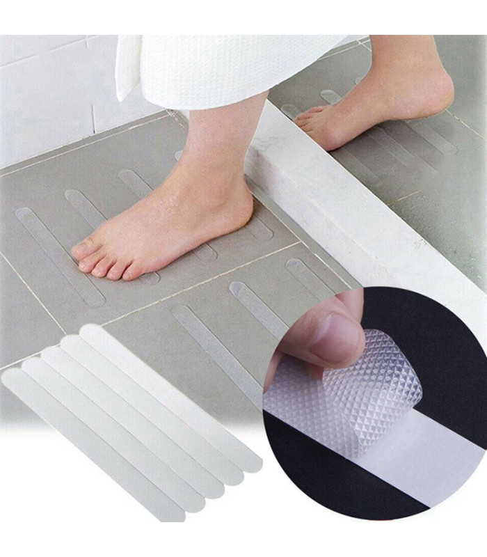 Tira antideslizante para bañera 8pc