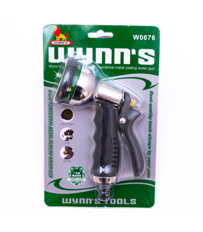 Pistola de riego multifuncion de metal WYNNS