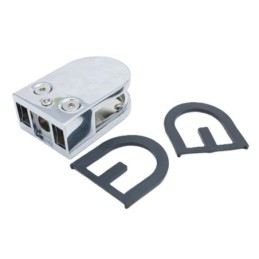 Soporte clip para vidrio 24x42x64mm