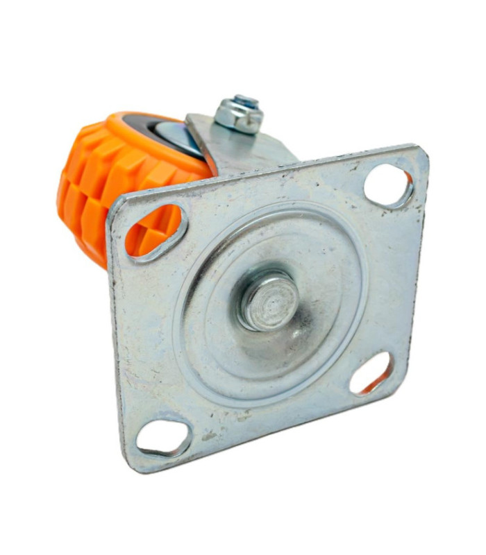 RUEDA NARANJA GIRATORIA 5PULG WYNNS