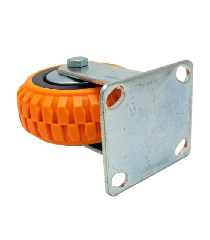 RUEDA NARANJA FIJO 5PULG WYNNS