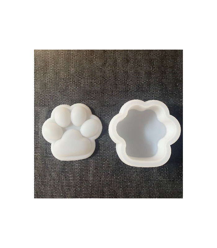 Molde de silicona pote huella 76x30mm