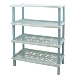 Estante 4 pisos de plastico 59x25cm