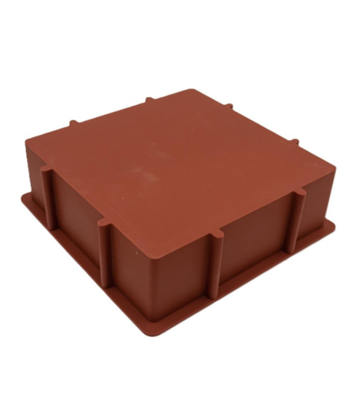 Molde de silicona cuadrado 15x15x5cm