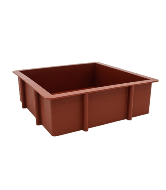 Molde de silicona cuadrado 15x15x5cm