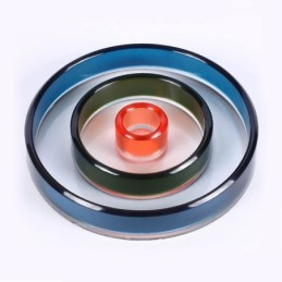 Molde de silicona circular porta vela 150mm