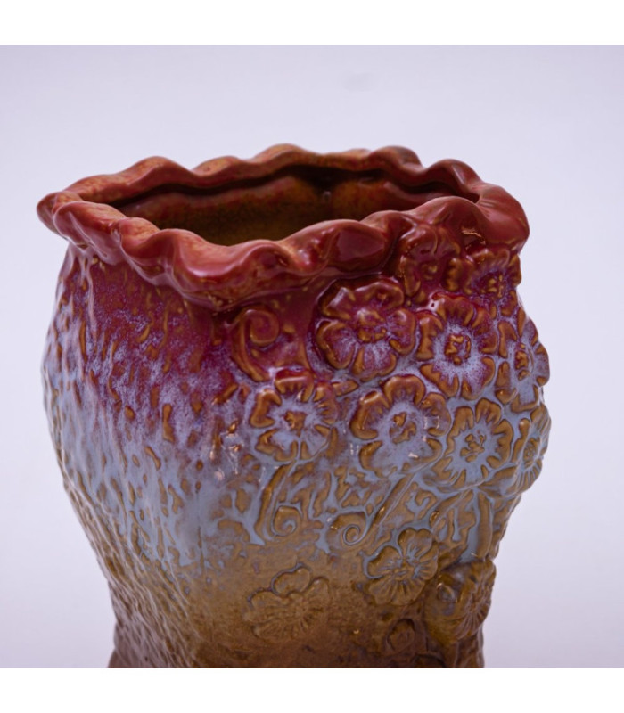 Maceta tipo jarron 10.5x10.x14.5cm