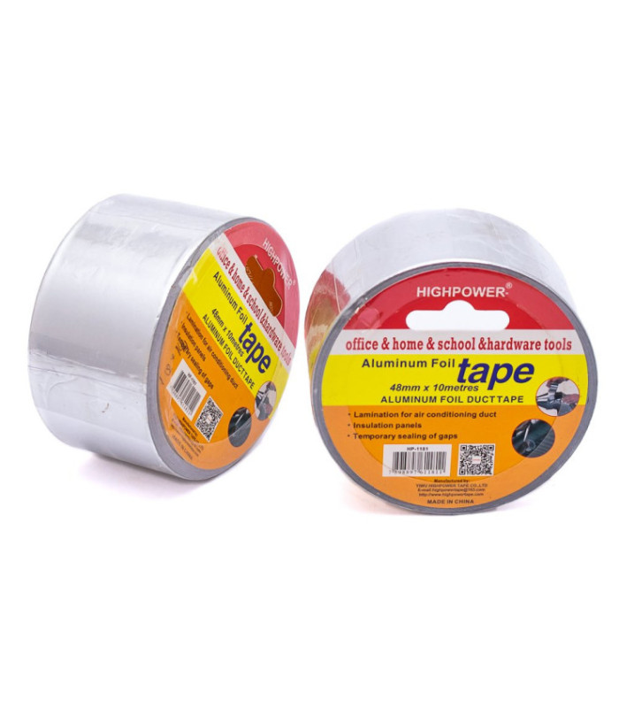 Cinta aislante de aluminio FRIO/CALIENTE 48mmx10mt