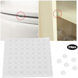 Tope de silicona autoadhesivo 8x3mm 100pc