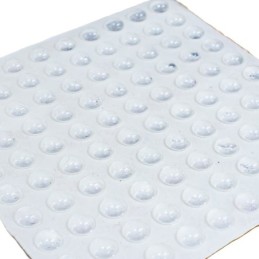 Tope de silicona autoadhesivo 8x3mm 100pc