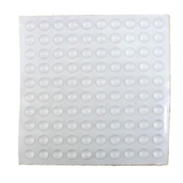 Tope de silicona autoadhesivo 8x3mm 100pc