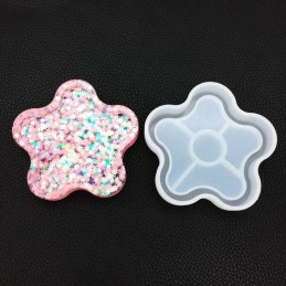 Molde de silicona flor mosaico 100x90mm