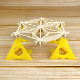 Cono de soporte 1pc amarillo