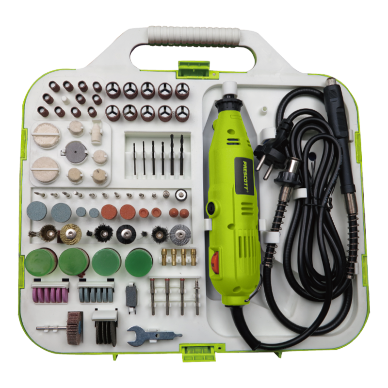 Set de mini torno 135w 163pc PRESCOTT