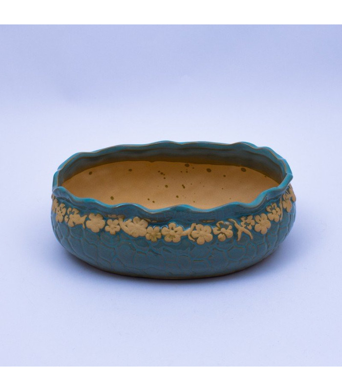 Maceta oval bajo 20x13x6cm