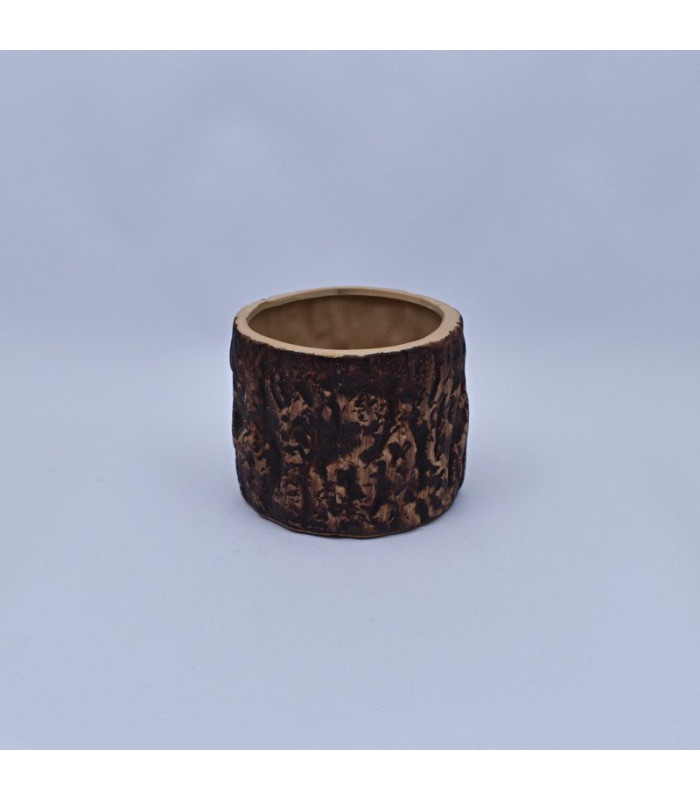 MACETA TRONCO 13x14CM