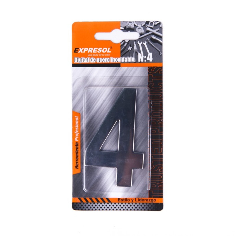 Numero 4 acero inoxidable EXPRESOL
