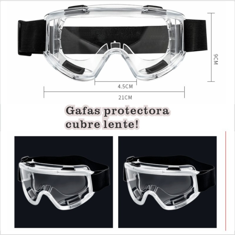 LENTE DE SEGURIDAD C/GOMA AJUSTABLE