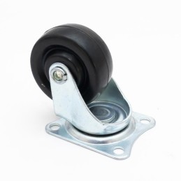 Rueda para mueble giratorio 50mm 20kg RUBBER