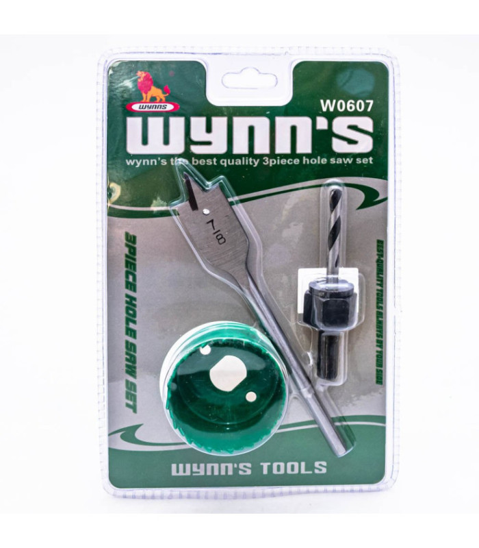 Set de mecha para madera 3pc WYNNS
