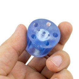 Patita de goma translucido 30x30mm
