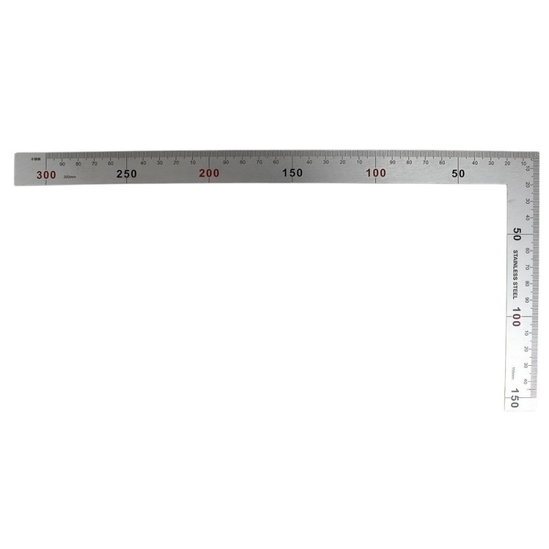 Escuadra inox 90 grados 300x150mm