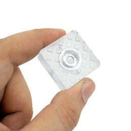 Patita de goma cuadrada 11x30mm 1pc