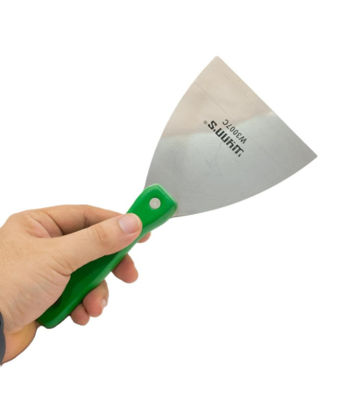 ESPATULA CON MANGO DE MADERA 4PULG WYNNS