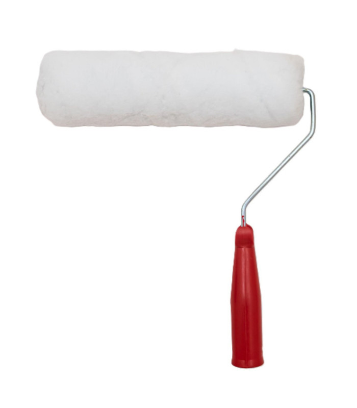 Rodillo mango rojo 21cm