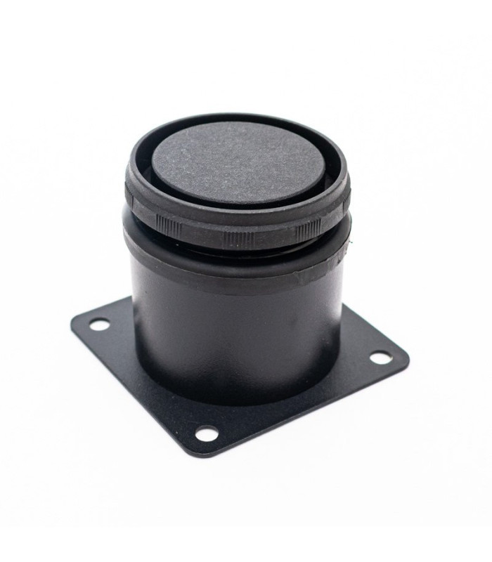 Patita negro de acero inoxidable 50x50