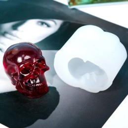 Molde de silicona mini calavera 35x25mm