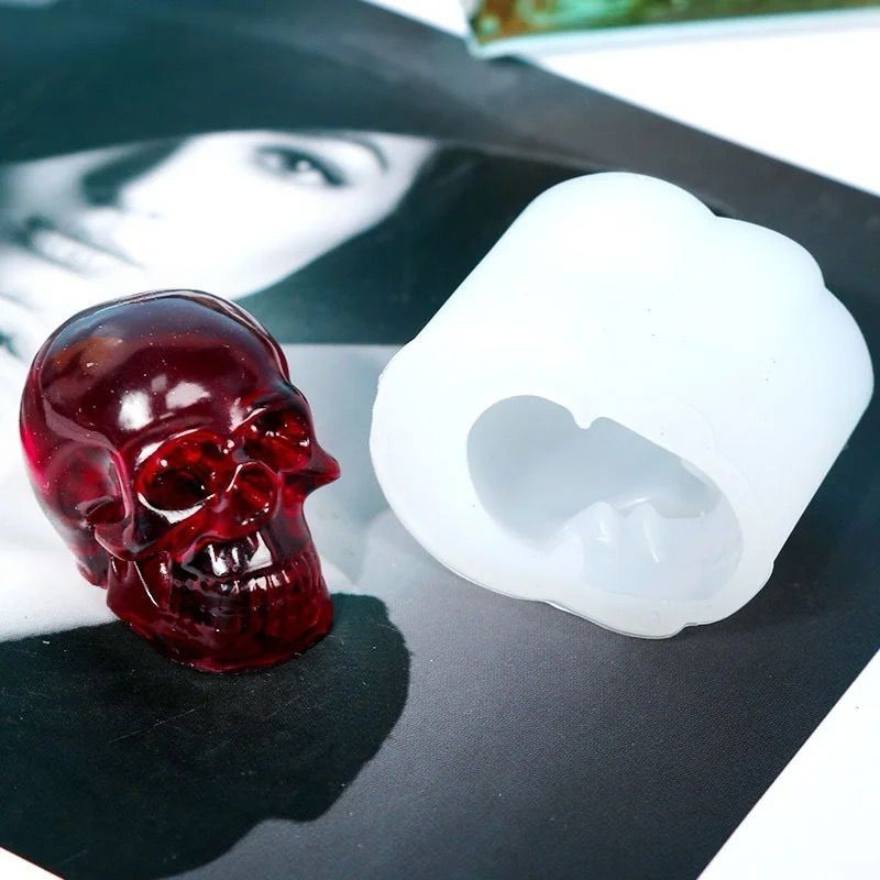 Molde de silicona mini calavera 35x25mm