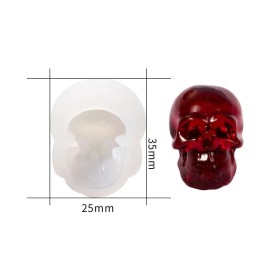 Molde de silicona mini calavera 35x25mm