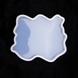 Molde de silicona posa vaso irregular 9x7.3cm