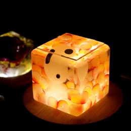 Molde de silicona cubo con borde redondeado 63x63m