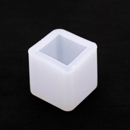 Molde de silicona cubo con borde redondeado 30mm