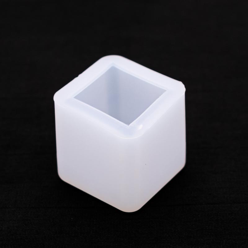 Molde de silicona cubo con borde redondeado 30mm