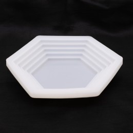 Molde de silicona plato geometrico 160x160mm