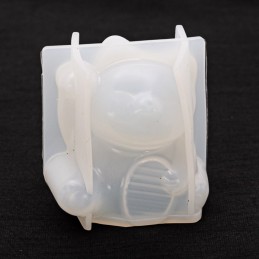 Molde de silicona gato de la suerte 6x7cm