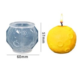 Molde de silicona luna 60x57mm