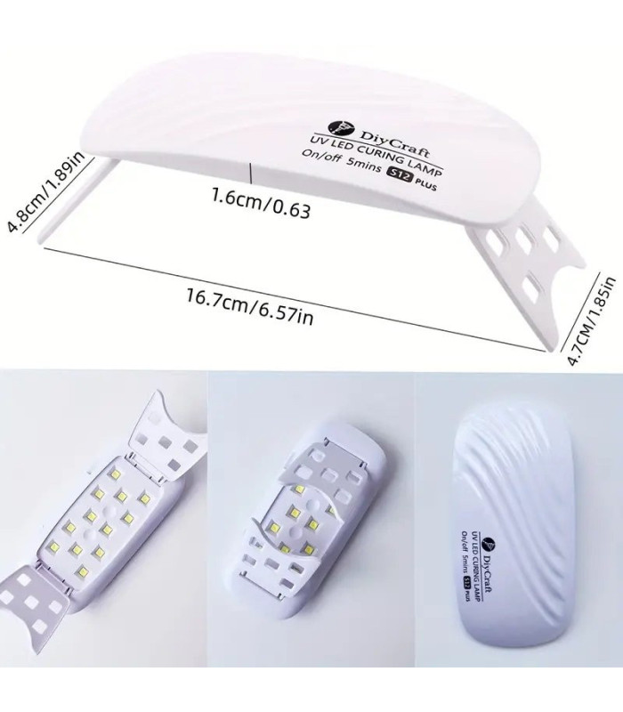 Mini lampara uv 36w DIY