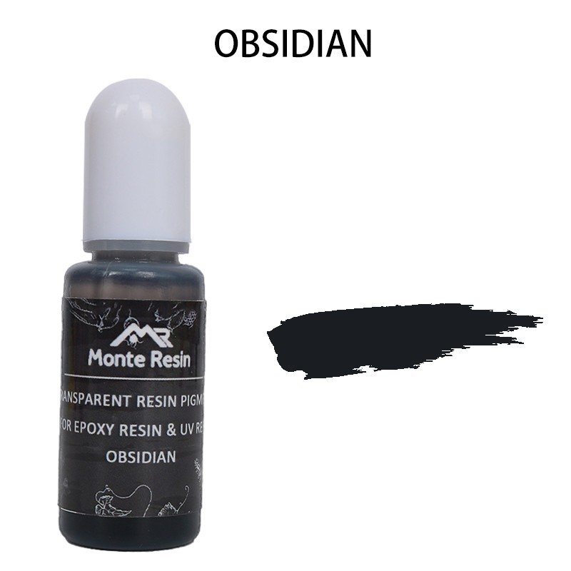 Tinte translucido NEGRO OBSIDAN MONTERESIN