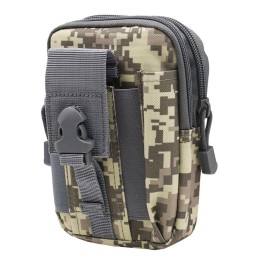 Bolso tactico vertical camuflado para cinturon