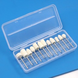 Set de puntas de lana para pulir 12pc